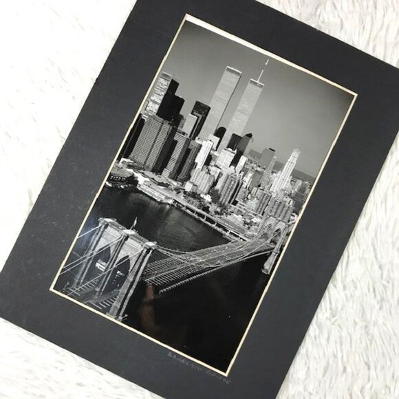 Vintage Memories of New York Brooklyn Bridge Original Exclusive Matte Photograph - Picture 1 of 8